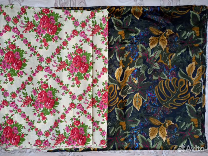 Ткань крепдешин,крепсатин СССР