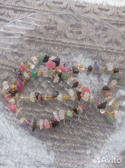 Бусы из самоцветов