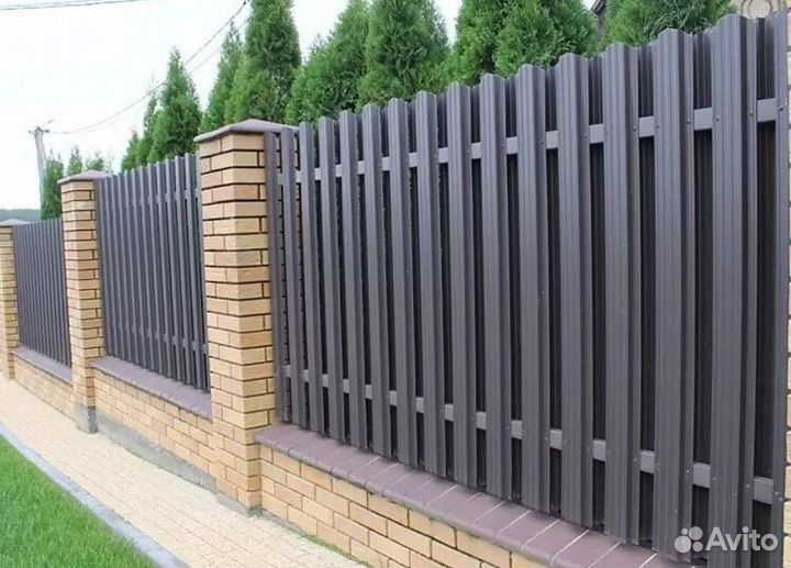 Евроштакетник П- образный