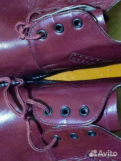 Туфли ортопедические кожаные на микропоре СССР