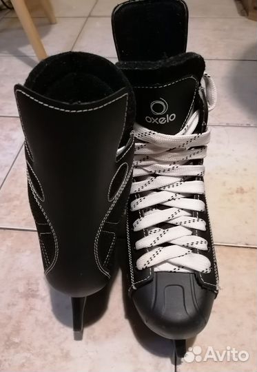 Коньки хоккейные oxelo 40