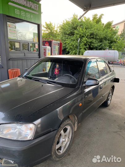 Hyundai Accent 1.5 МТ, 2002, 310 000 км