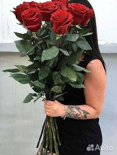 Высокие розы, букеты, цветы Доставка