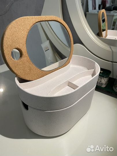 Шкатулка, коробка с зеркальной крышкой IKEA