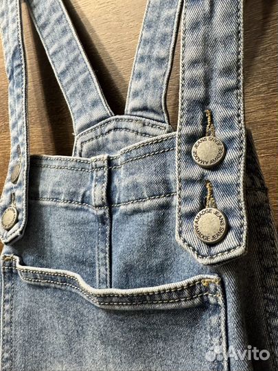 Джинсовый сарафан комбинезон