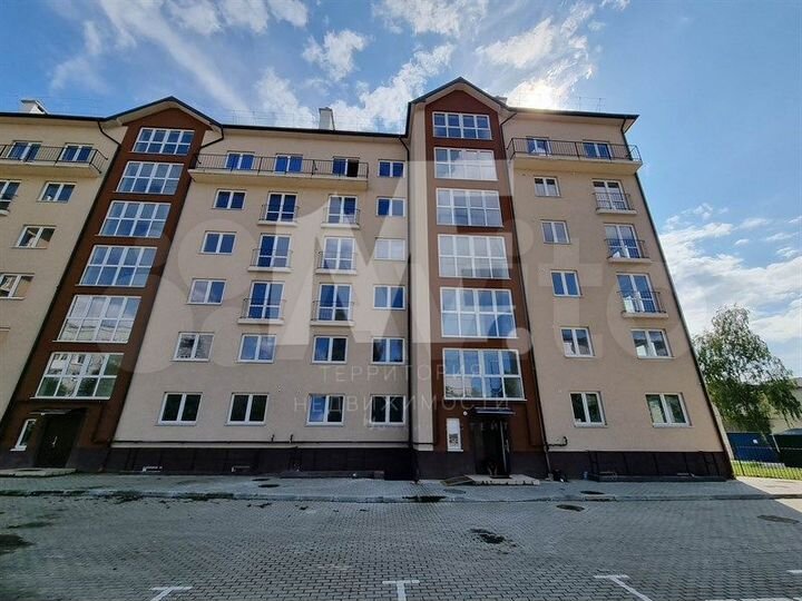 2-к. квартира, 52,4 м², 1/6 эт.