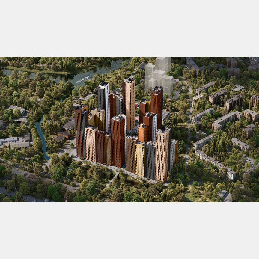 2-к. квартира, 69,6 м², 28/46 эт.