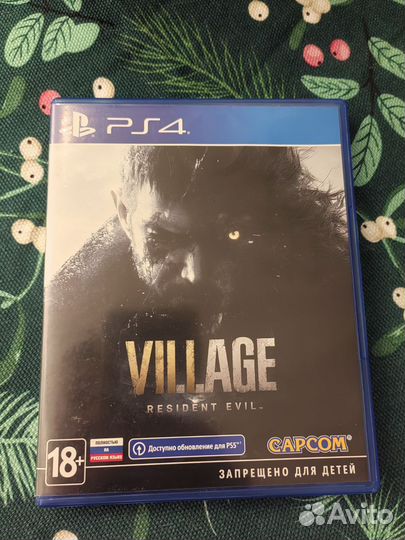 Resident evil village ps4 диск