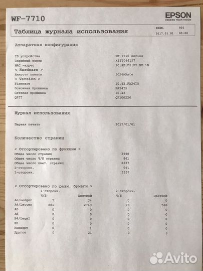 Epsonworkforcewf-7710DWF