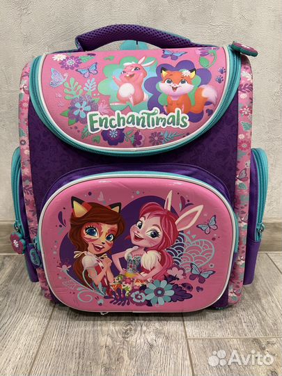 Рюкзак школьный erhaft, Enchantimals + мешок