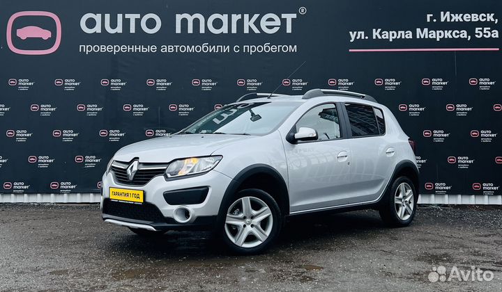 Renault Sandero Stepway 1.6 МТ, 2017, 128 288 км