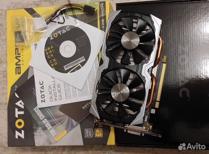 Видеокарта gtx 1060 6gb