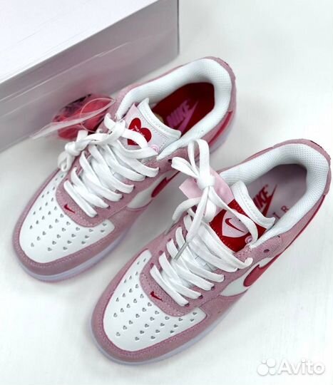 Кроссовки nike air force 1 Valentine's day