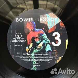 David Bowie Legacy 2 LP Лейбл:Parlophone