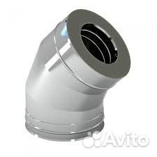 Сендвич-колено 135* (430/0,8мм +оц) d200x280 Ферр