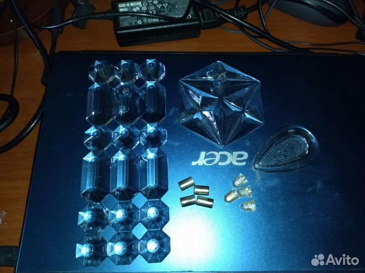 Подвески и гайки для хрустальных люстр СССР