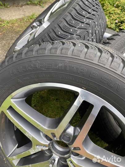 Колеса в сборе Mercedes Nokian hakkapeliitta 8