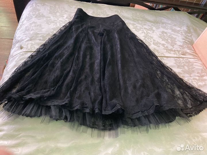 Кружевная юбка миди Италия 48-50