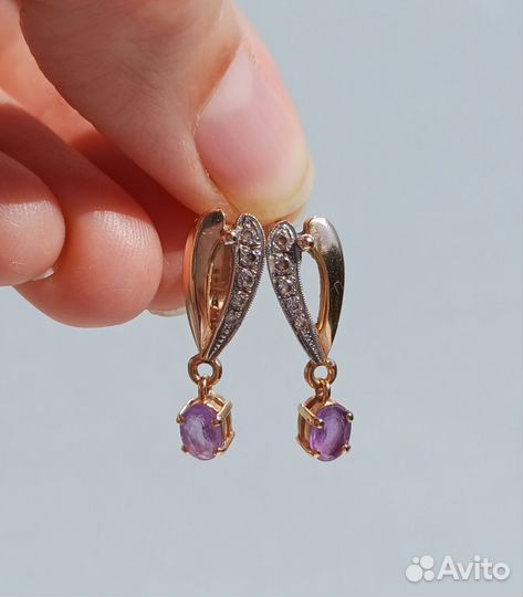 Золотые серьги