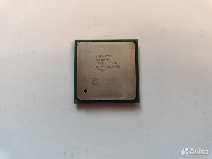 Процессор Pentium4 2.80GHZ/1M/800 с кулером