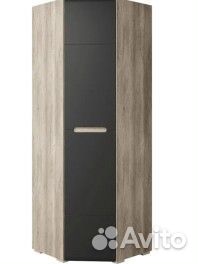 Шкаф Наоми угловой дуб каньон/ графит