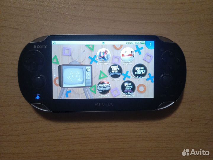 Sony PS Vita прошитая 128 Gb