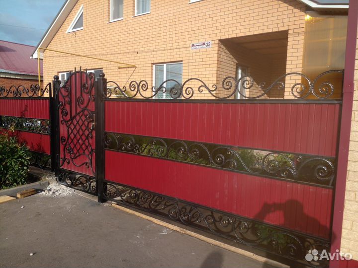 Кованые ворота и калитки