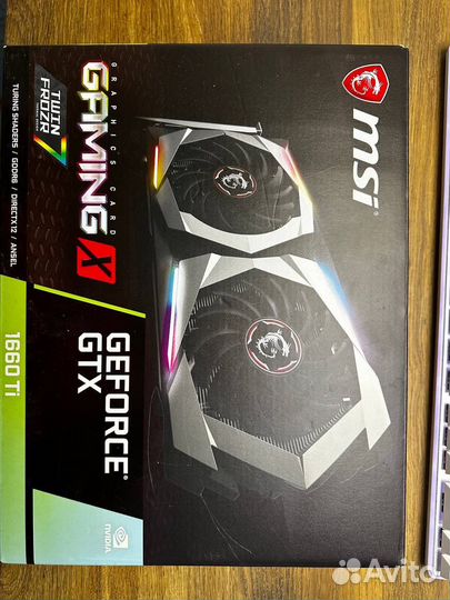 Видеокарта gtx 1660 ti