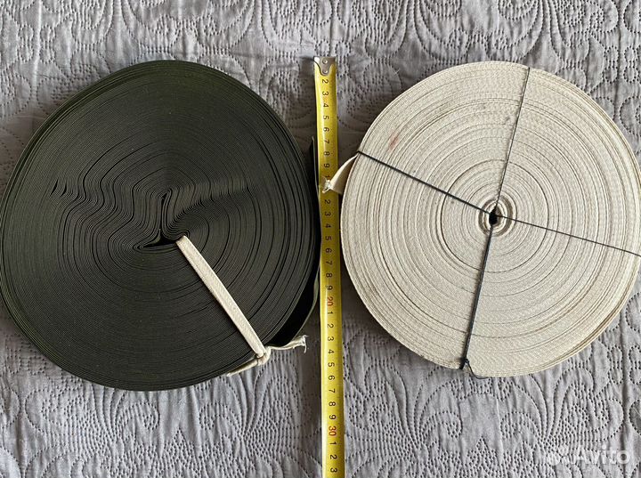 Резинки, тесьма, стропа, молнии СССР