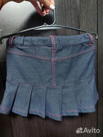 Джинсовая юбочка на девочку