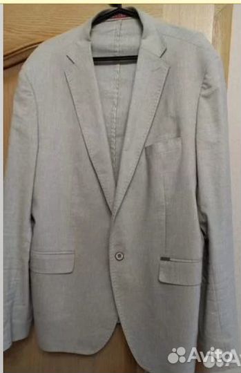 Пиджак мужской светло серый