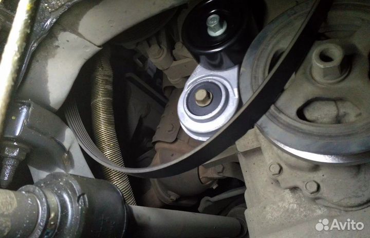 Замена натяжителя ремня LR RR Sport I 2005-09