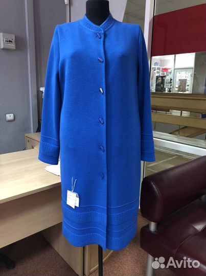 Пальто кардиган трикотажный