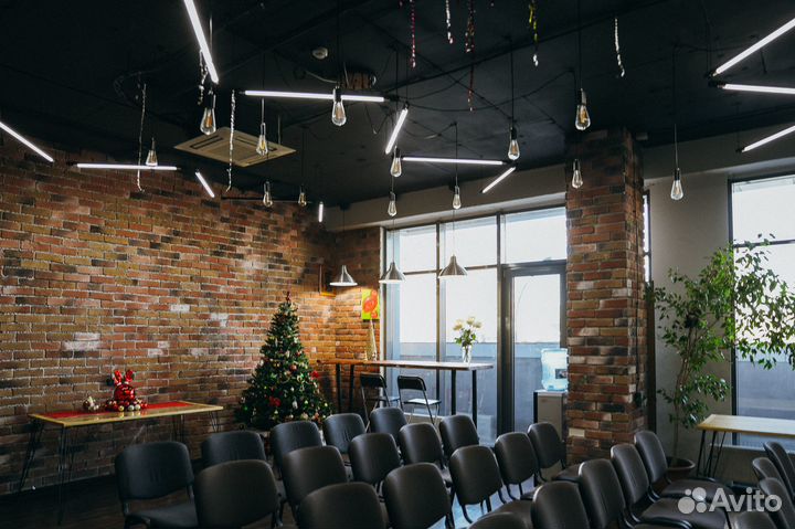 Почасовая вренда зала 80 кв.м Лофт, центр
