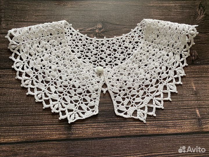 Воротник крючком