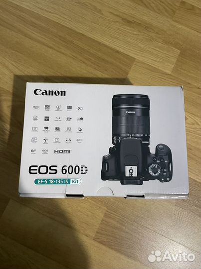 Зеркальный фотоаппарат canon 600d