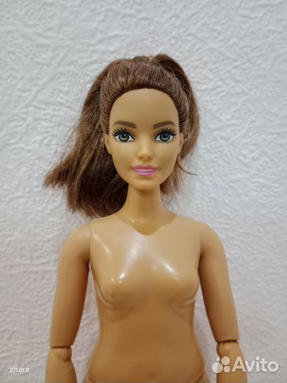 Тело пышное Барби Экстра 4 голубые волосы