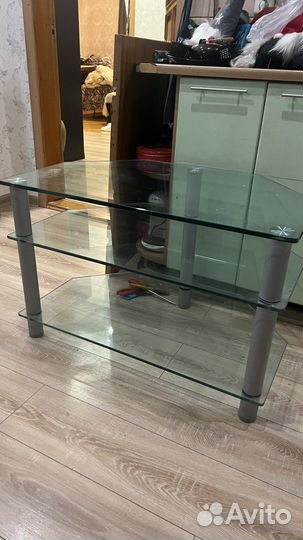 Стеклянная тумба