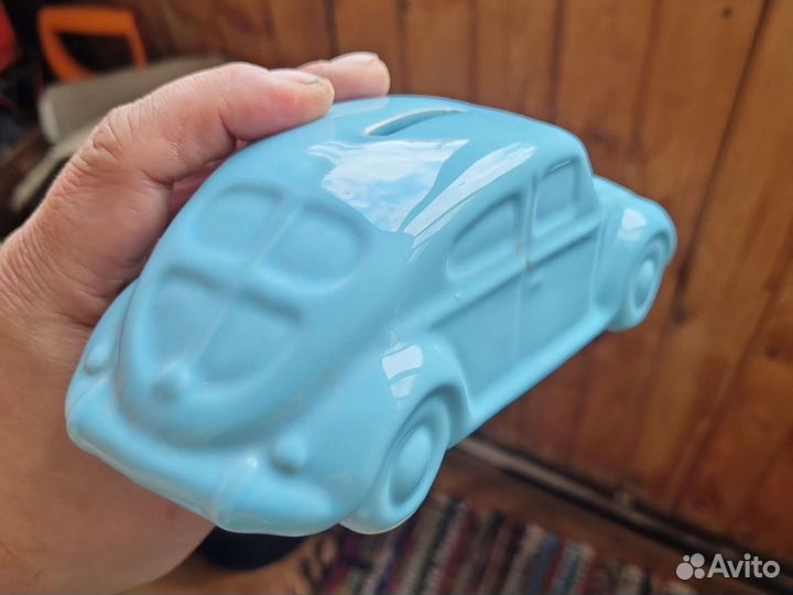 Копилка фарфор vw beetle