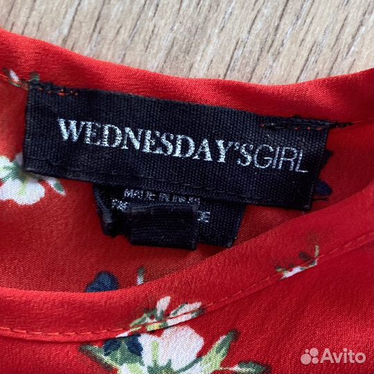 Платье миди в цветочек wednesday's girl 44 S