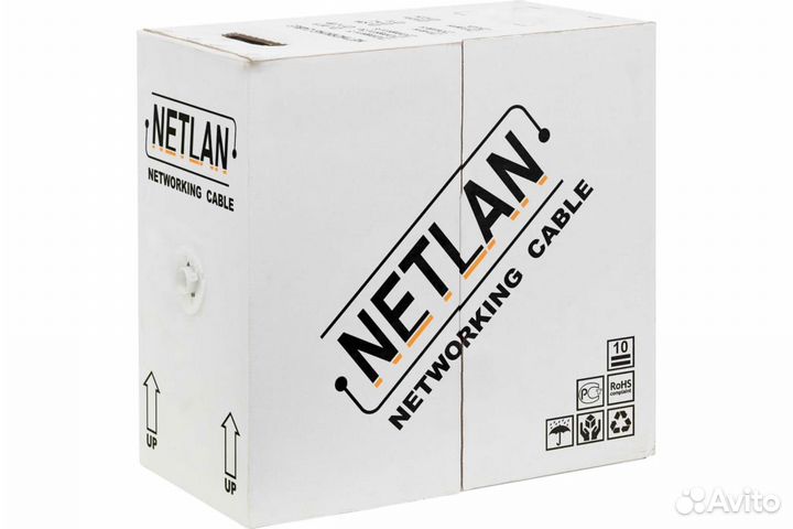 Витая пара UTP 4*2*0.50 черный для улицы 305 м