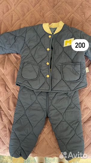 Демисезонный костюм 74 80