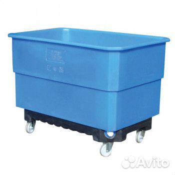 Пластиковый контейнер объемом 480 л без крышки