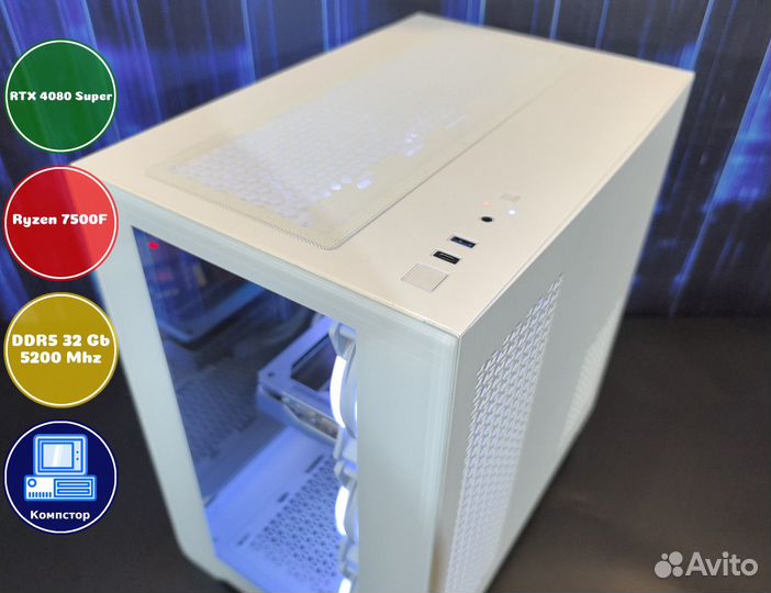 Геймерский комп AMD7500F-RTX4080SUP-32DDR5-IQL-A620