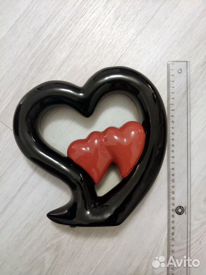 Ваза декоративная Сердце декор подарок