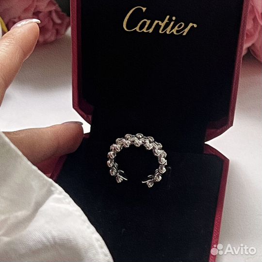 Кольцо Cartier цвет золото и серебро