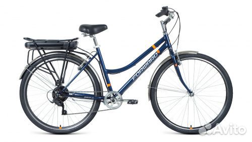 Электровелосипед forward omega 28 7 ск. 250w
