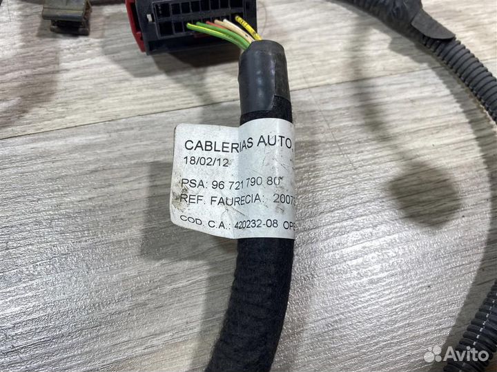 Проводка бампера заднего Ситроен С4 Б7