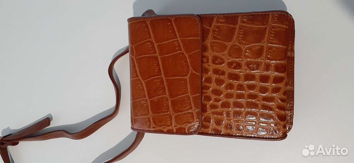 Сумка из кожи новая мужская