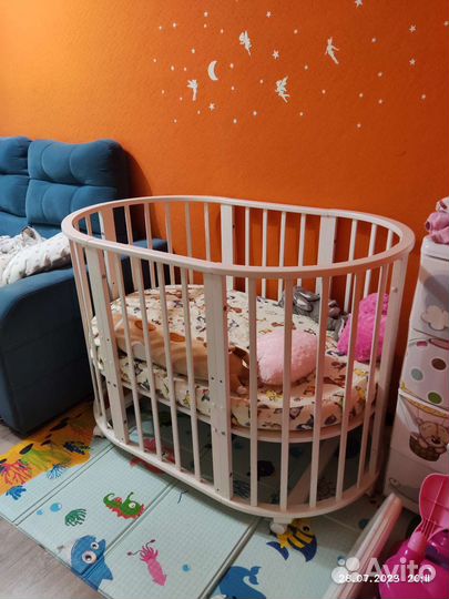 Кровать круглая овальная